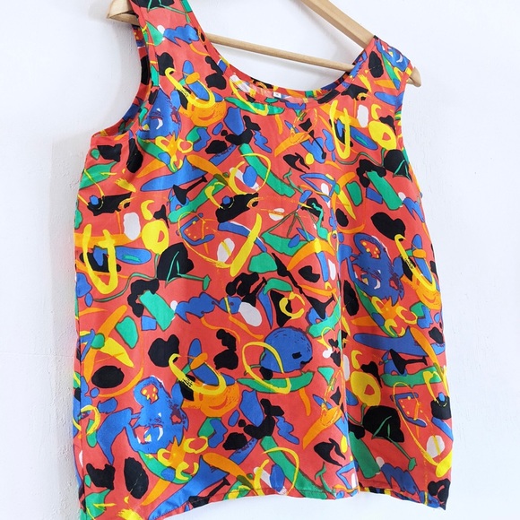 Tops - Artsy Silk Tank